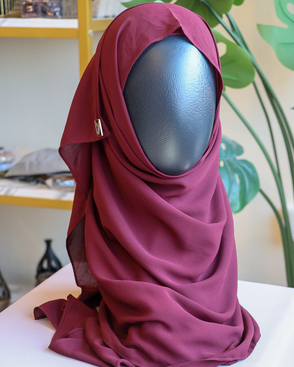 Premium Chiffon Kids Shawl with Inner Attached