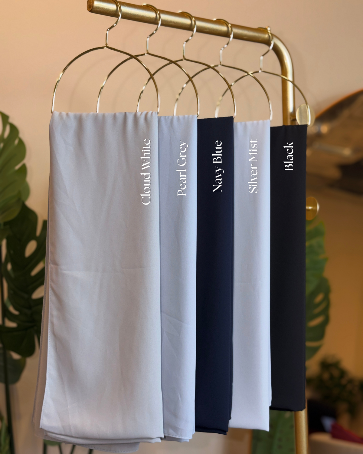 Premium Chiffon Kids Shawl with Inner Attached