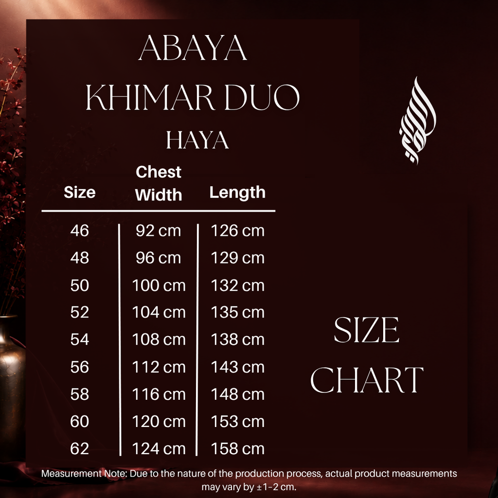 Abaya Khimar Duo | Haya